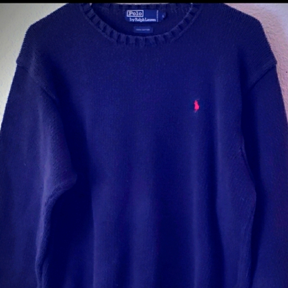 Polo by Ralph Lauren Navy crew neck sweater M